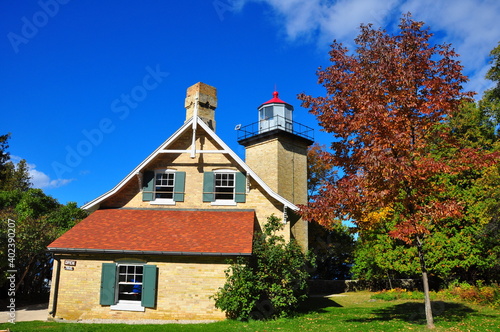 Lighthouse at Peninsula state park
