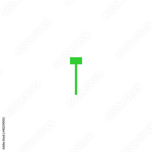 candlestick icon vector symbol