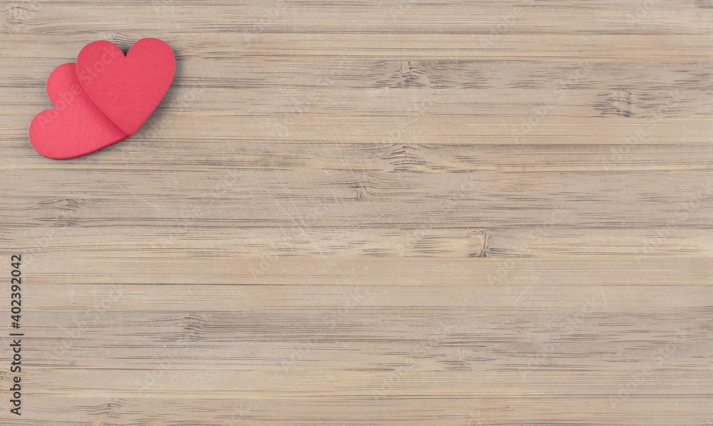 red wooden hearts on wooden background red wooden hearts on wooden background
