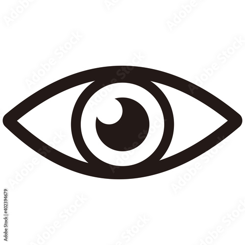 eye icon vector illustration sign