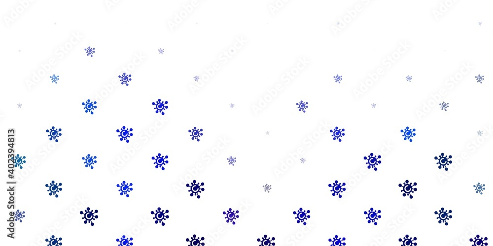 Light Blue, Green vector texture with disease symbols. Light Blue, Green vector texture with disease symbols.
