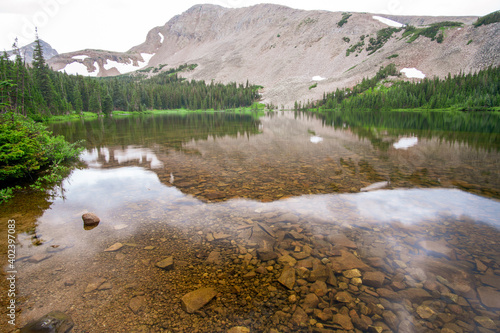 river in the mountains