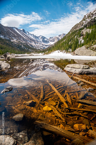lake in the mountains