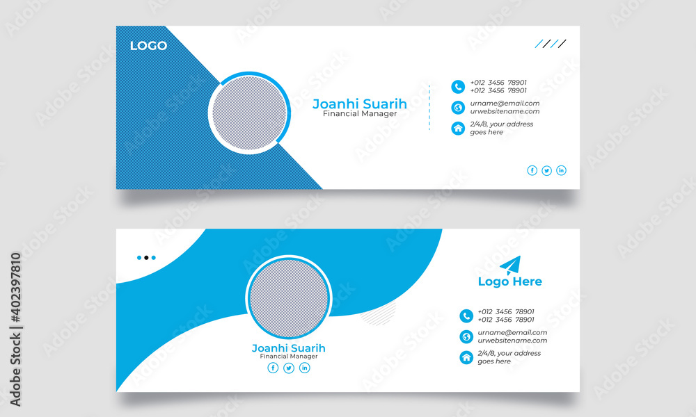 Premium email signature template or email footer and personal signature Premium email signature template or email footer and personal signature