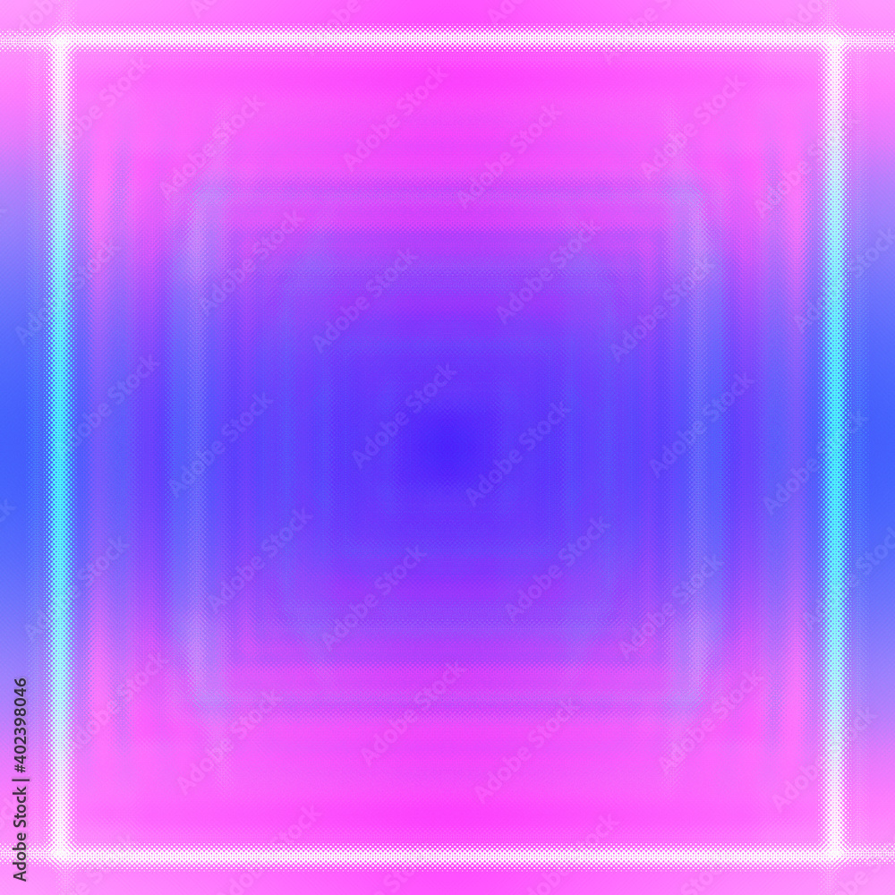 An abstract iridescent square shape background image. An abstract iridescent square shape background image.