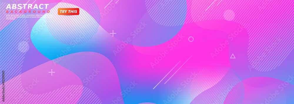 Abstract Colorful With Dynamic Liquid Texture Background Design. Usable for Background, Wallpaper, Banner, Poster, Brochure, Card, Web, Presentation.