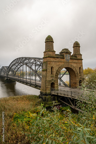 Alte Harburger Elbbrücke über die Süderelbe, Wilhelmsburg Brücke, Hamburg