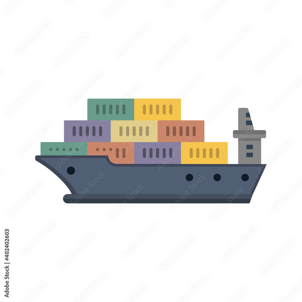 container shipping icon vector illustration design