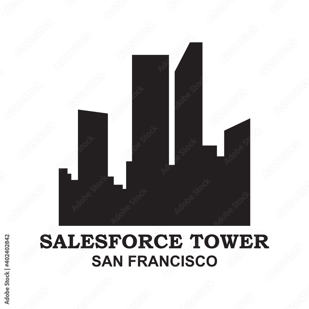Sales Force Tower Vector , America Logo Sales Force Tower Vector , America Logo