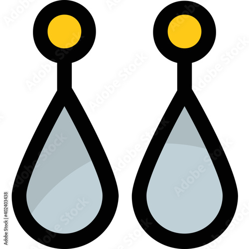 Earrings Vector Icon