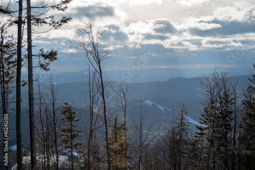 Fototapeta Naklejka Na Ścianę i Meble -  Panorama beskidy
