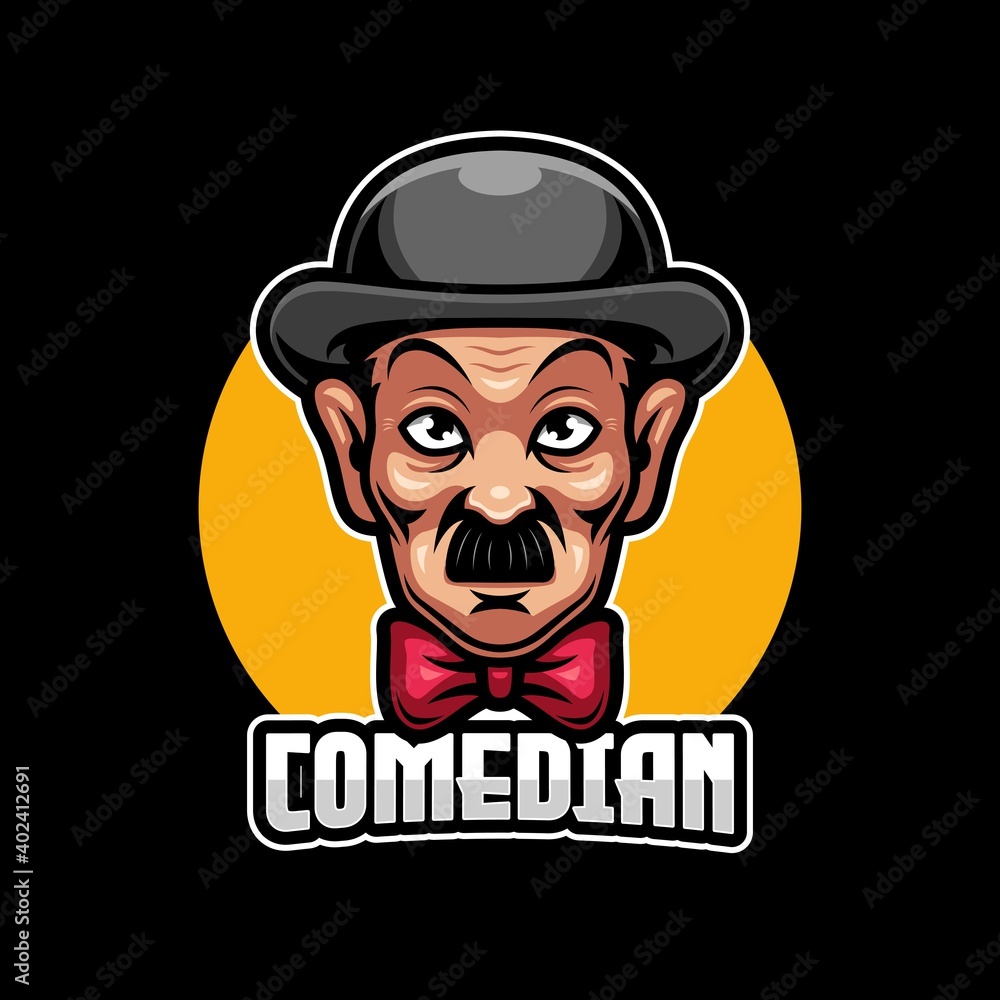 Comedian E-sports Logo Template