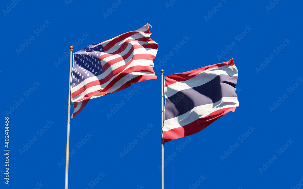 Flags of Thailand and Thailand. Flags of Thailand and Thailand.
