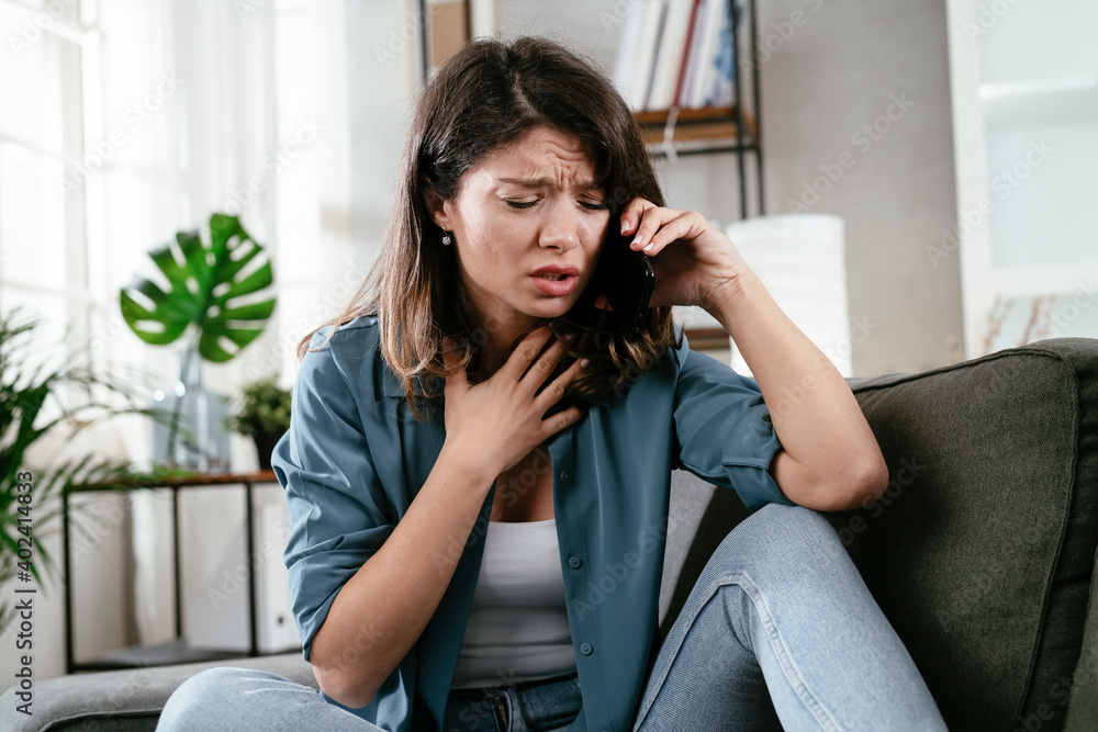 Angry woman arguing during a phone call. Mad woman talking to the phone. Angry woman arguing during a phone call. Mad woman talking to the phone.