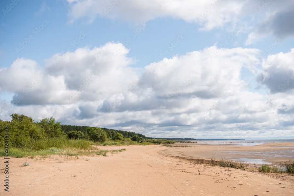 Baltic sea shore in Latvia Baltic sea shore in Latvia