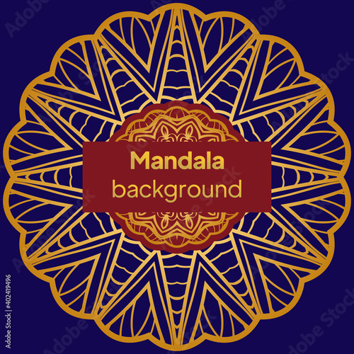 Mandala Pattern. Traditional Indian Mandala. Orient Tribal Circle Sign Illustration. Vector Illustration.