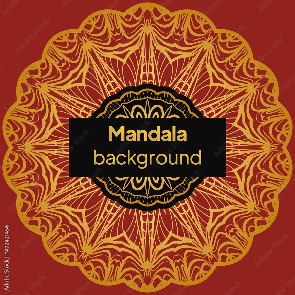 Ornamental round lace. Sacred oriental mandala. color floral ornament. Modern Decorative vector illustraation.