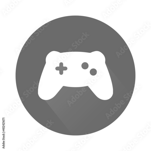  icon console in grey circle