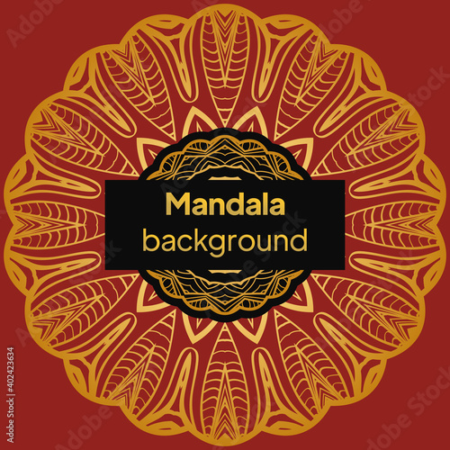 Decorative Mandala. Vector Illustration. Tribal Ethnic Ornament With Mandala. Anti-Stress Therapy Pattern. Indian, Moroccan, Mystic, Ottoman Motifs.