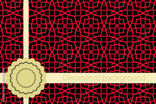 Luxury Traditional Ornamental Design. Modern Seamless Geometry Pattern. Vector Illustration. For Interior Design, Printing, Web And Textile Design.