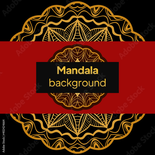 Decorative Mandala. Vector Illustration. Tribal Ethnic Ornament With Mandala. Anti-Stress Therapy Pattern. Indian, Moroccan, Mystic, Ottoman Motifs.