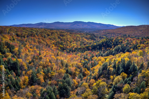 Peak Foliage - Stowe, Vermont © demerzel21