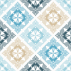 Fotobehang Boho stijl patronen Mozaïek patroon met geometrische vormen  © lazininamarina