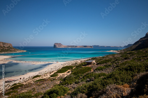 Obraz na płótnie amazing scenery of Greek islands - Balos bay in Crete