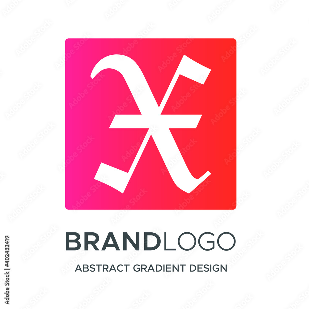 Obraz premium Letter X logo icon design template elements. Eps 10 vector illustration.