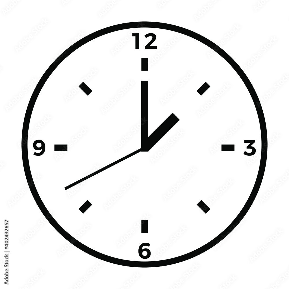 Watch icon vector in flat design. Eps10 vector illustration. Watch icon vector in flat design. Eps10 vector illustration.
