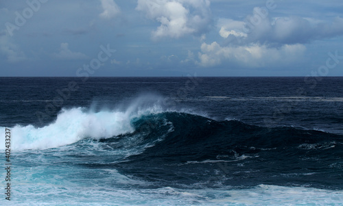 Gran Canaria, north coast, powerful ocean waves brought by winter wind storm  © Tamara Kulikova
