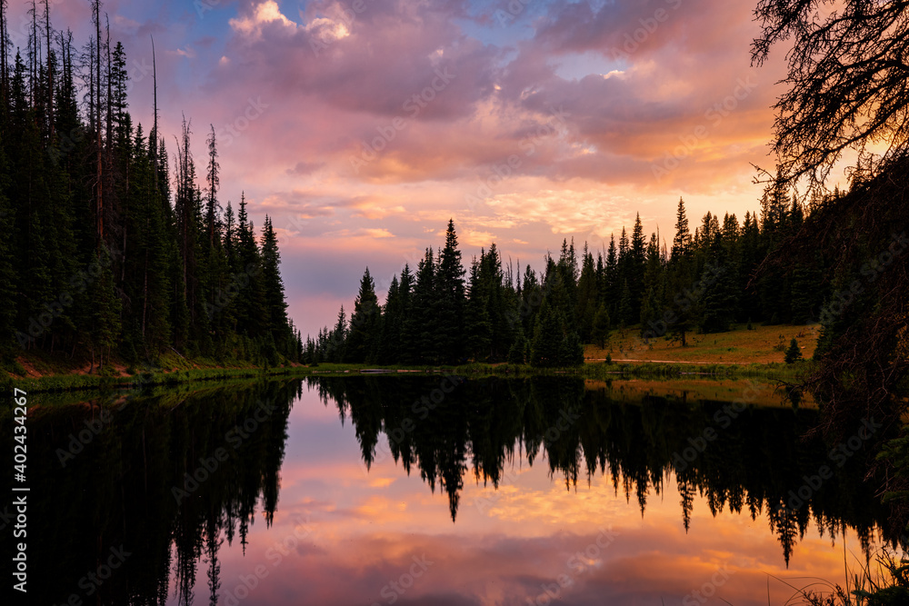 Lake Irene at Sunset, Rocky Mountain National Park
