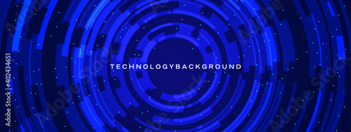 Abstract dark blue technology background  , Digital background . Circuit board , machine ,  concept vector illustration 