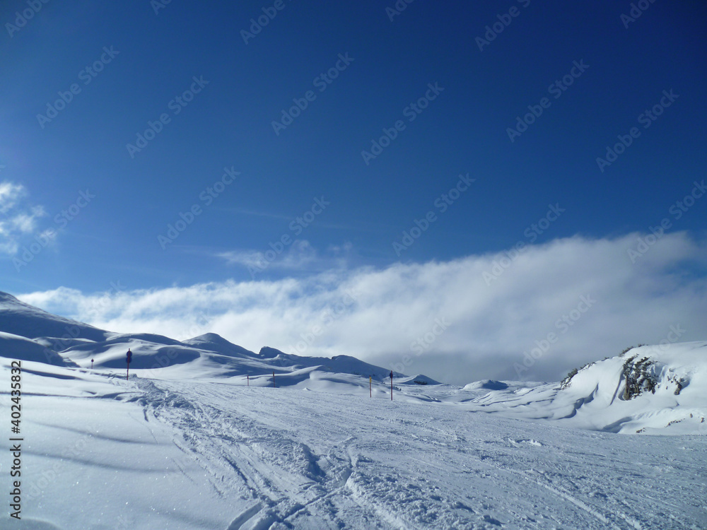 wonderful winter wonderland
snow in the mountains