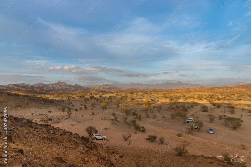 Desert view from Saudi Arabia