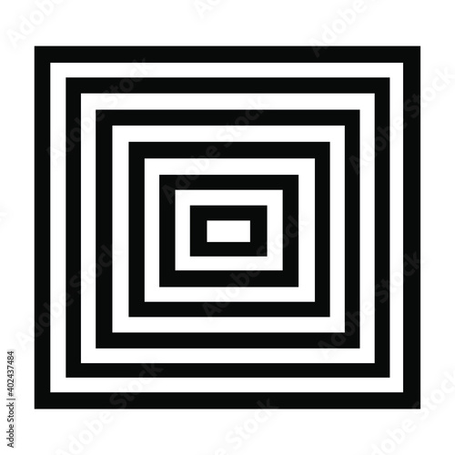 black squares on a white background, vector illustration