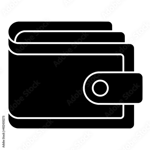 vector icon purse wallet cash 