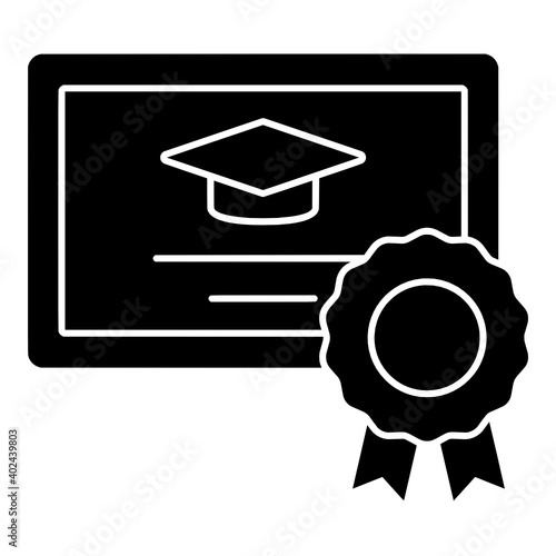 graduation diploma icon