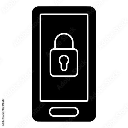 Smartphone Handy Mobiltelefon gesperrt