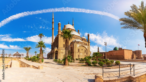 The Great Mosque of Muhammad Ali Pasha in the Cairo Citadel, Egypt