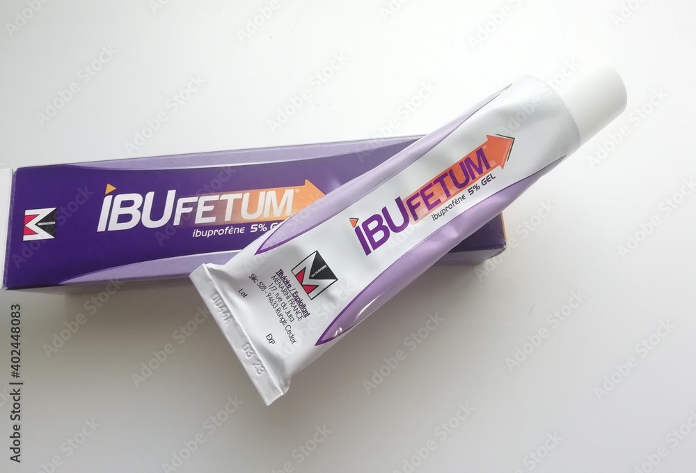 ibufetum , tube de pommade antiinflammatoire Photos | Adobe Stock