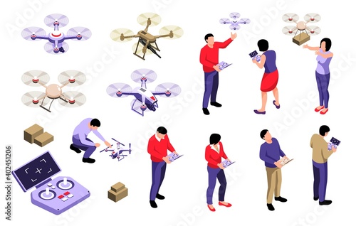 Drone Operator Icons Collection