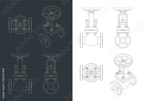 Ball valve drawings