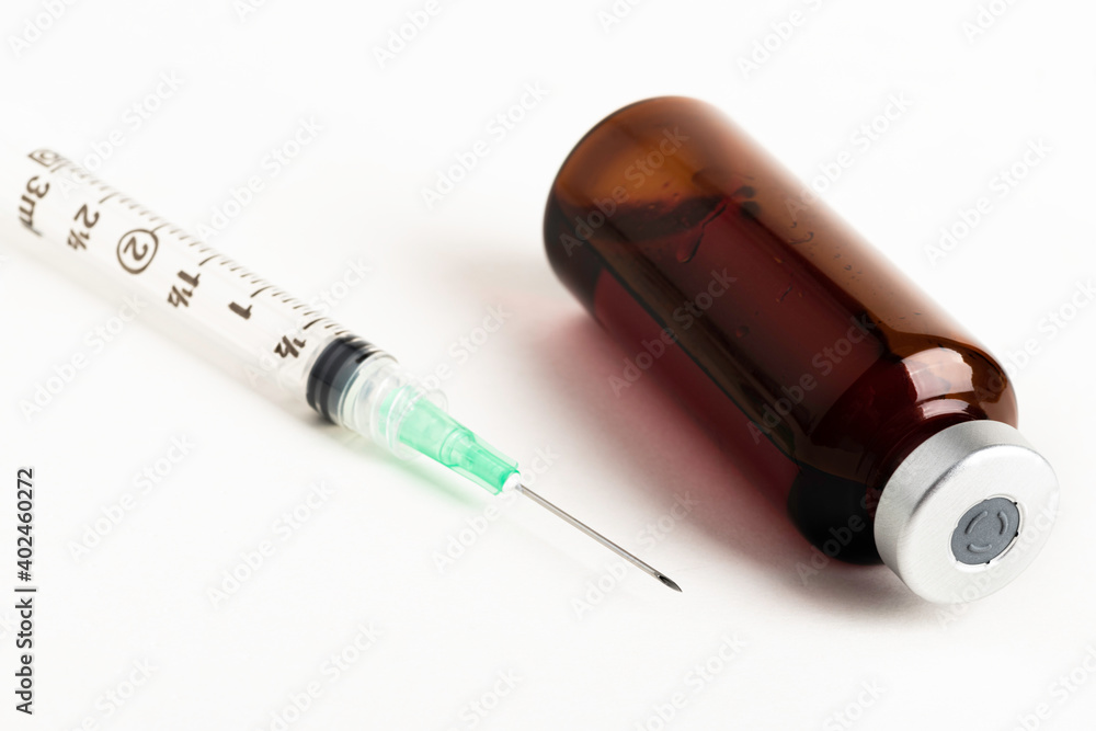 Hygienic Single-Use Plastic Disposable Injection And Amber Color Vaccine Vial Hygienic Single-Use Plastic Disposable Injection And Amber Color Vaccine Vial