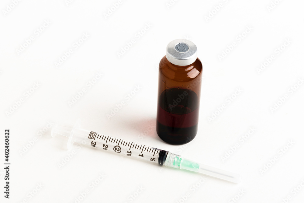 Hygienic Single-Use Plastic Disposable Injection And Amber Color Vaccine Vial Hygienic Single-Use Plastic Disposable Injection And Amber Color Vaccine Vial