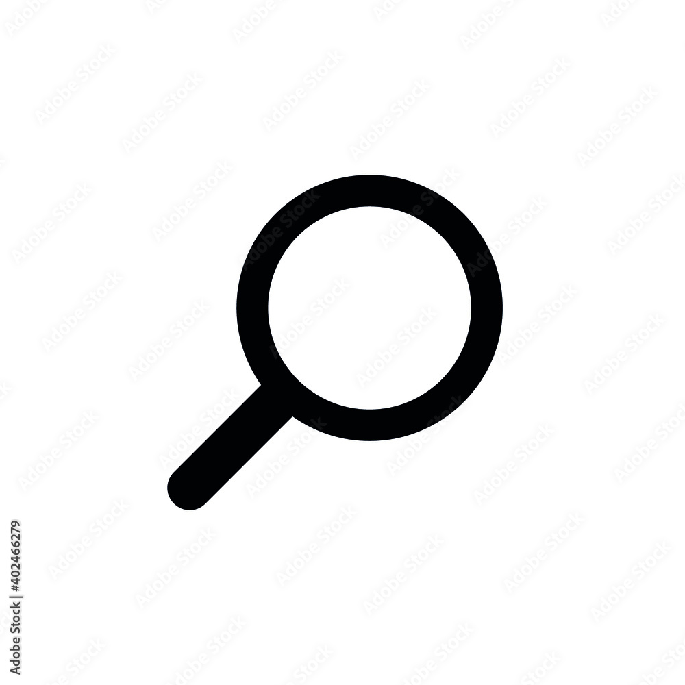 Magnifying glass vector icons. Search, zoom icons. Magnifying glass vector icons. Search, zoom icons.