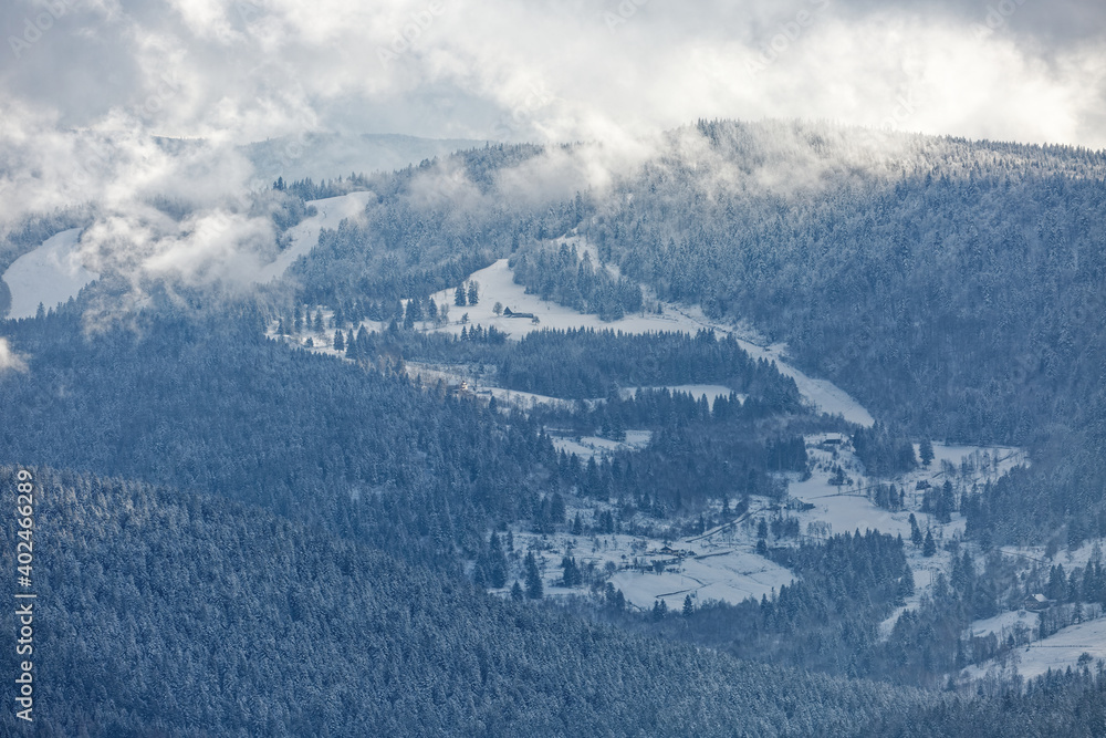 Les Vosges en hiver