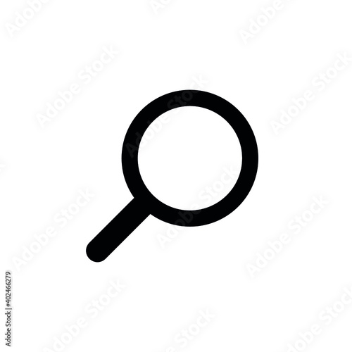 Magnifying glass vector icons. Search, zoom icons.
