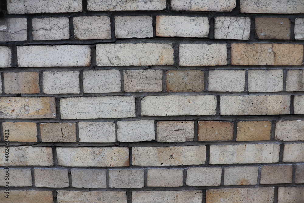 The texture of the old brick wall. The texture of the old brick wall.