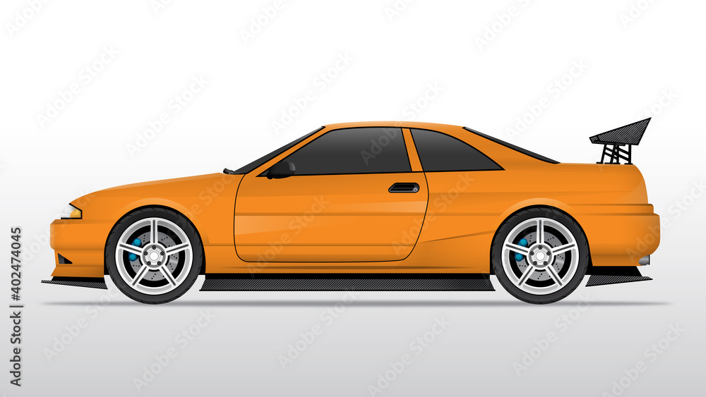 Vector Car can be used for mockup

